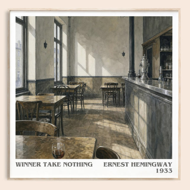 Winner Take Nothing Literary Art Print by Ernest Hemingway