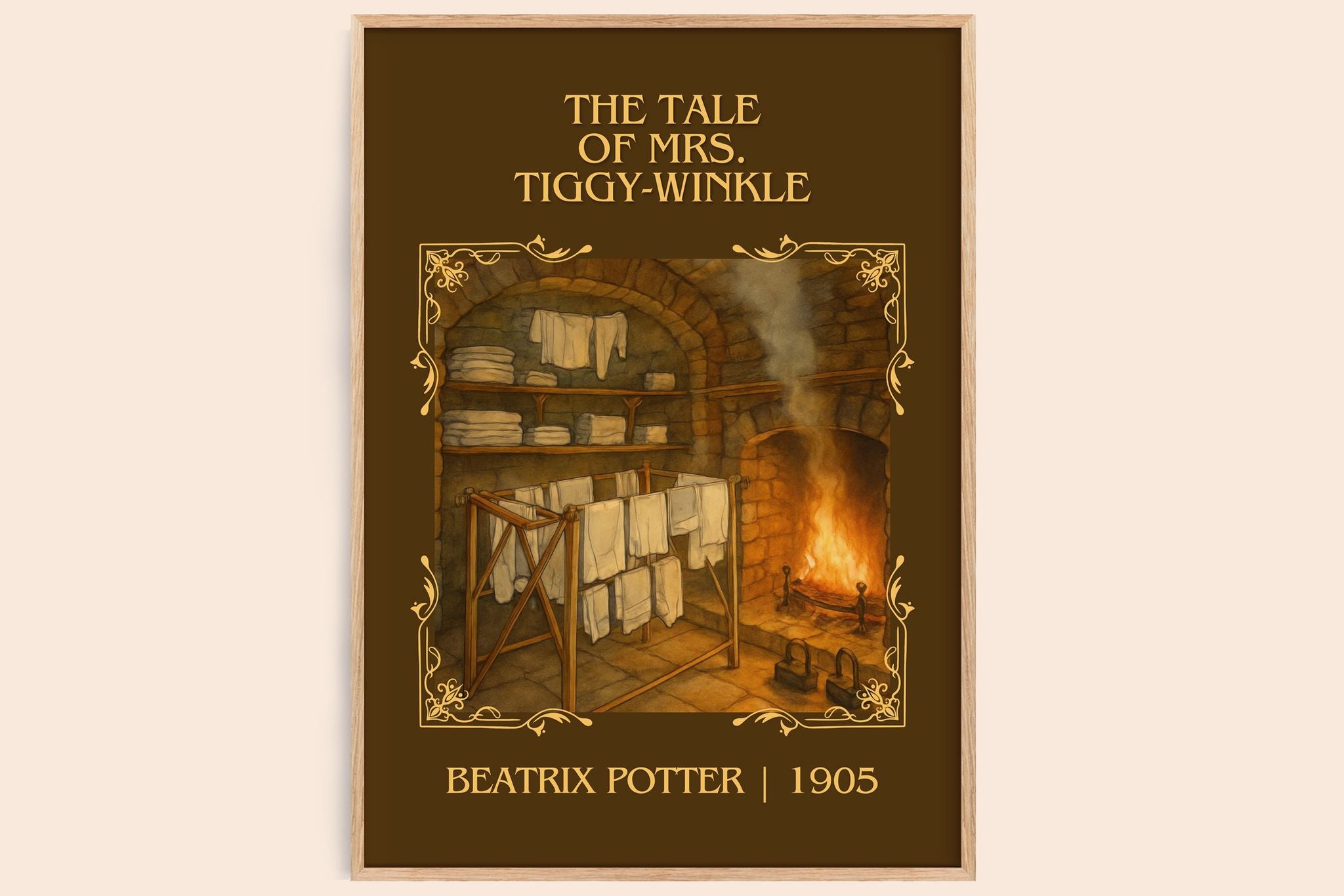 The Tale Of Mrs. Tiggy-Winkle Classic Book Art Print by Beatrix Potter