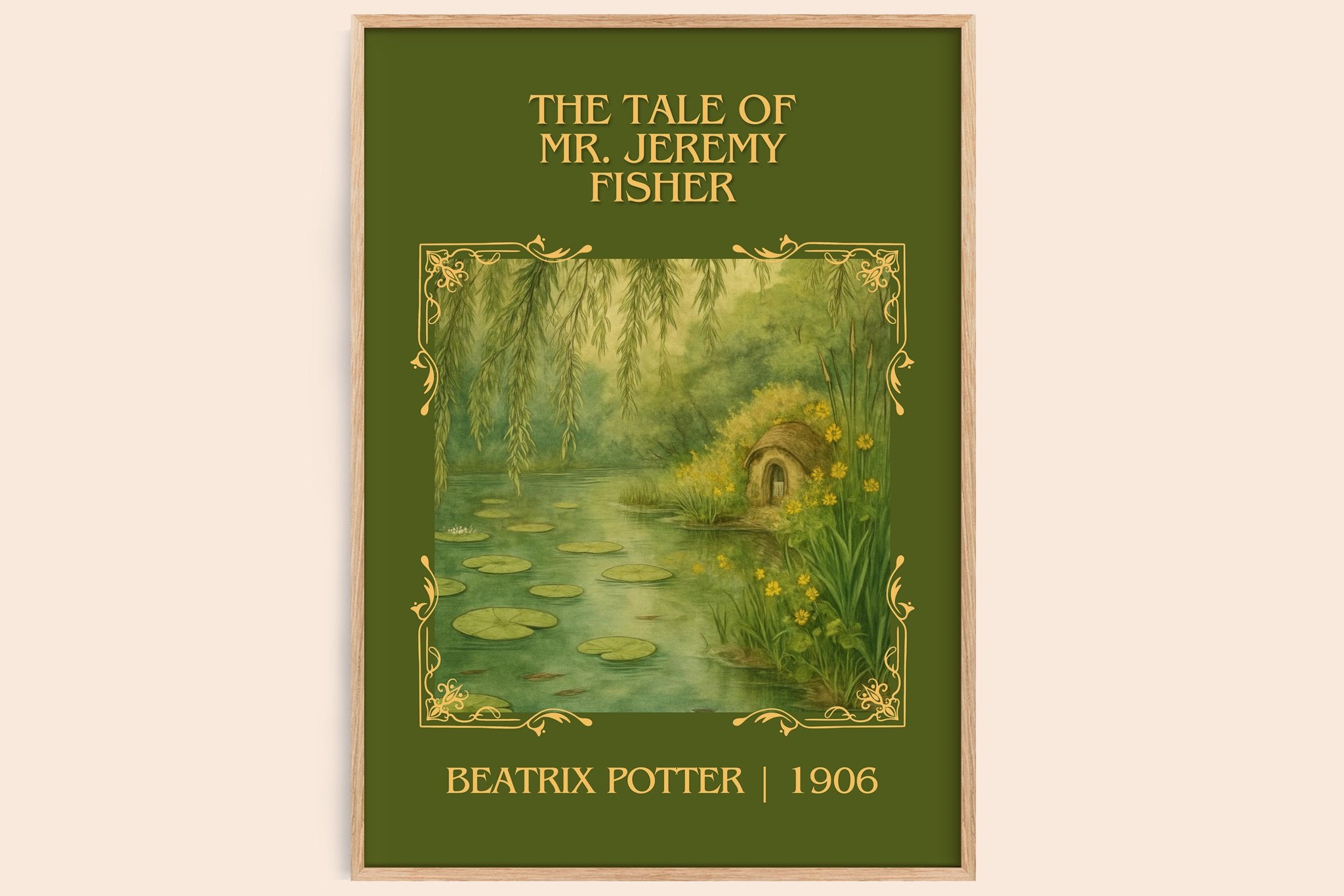 The Tale Of Mr. Jeremy Fisher Classic Book Art Print by Beatrix Potter
