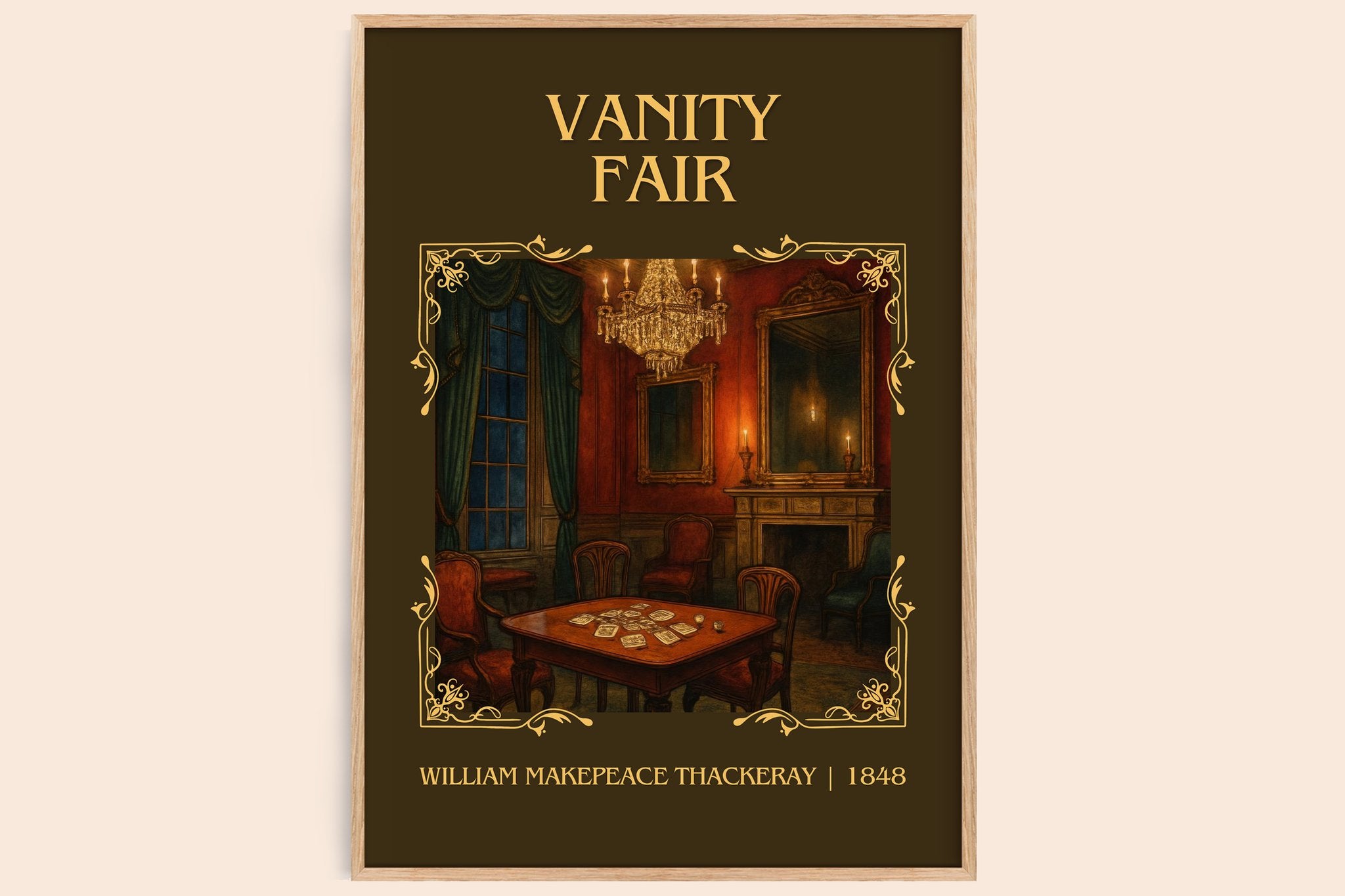 Vanity Fair Classic Book Art Print by William Makepeace Thackeray