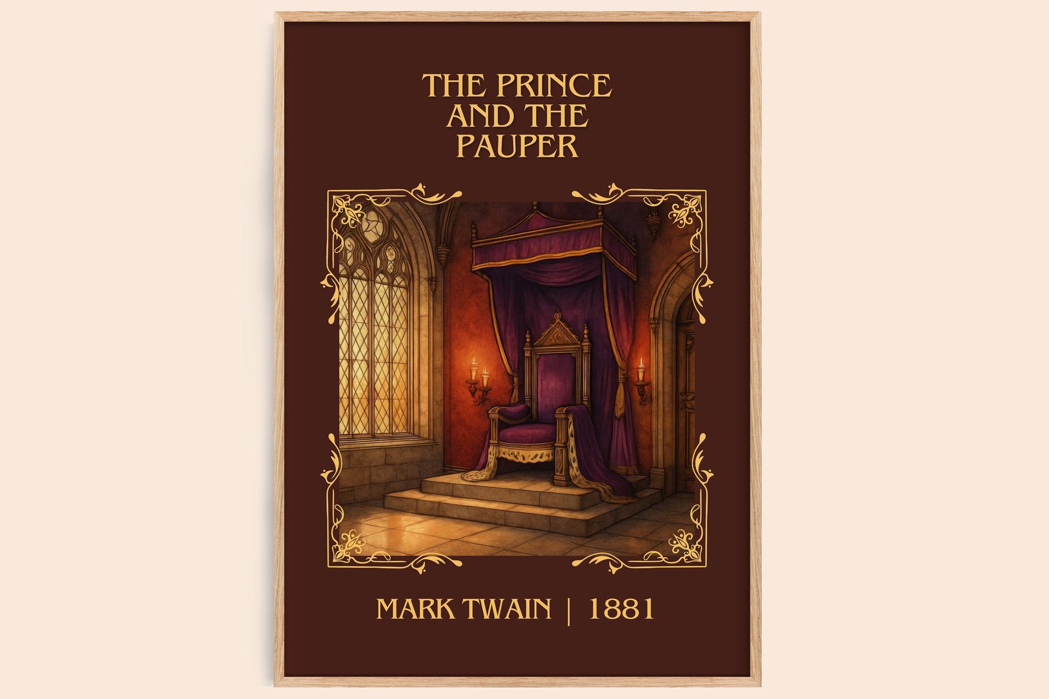 The Prince And The Pauper Classic Book Art Print by Mark Twain