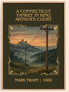 Connecticut Yankee In King Arthur'S Court Classic Book Art Print – book poster