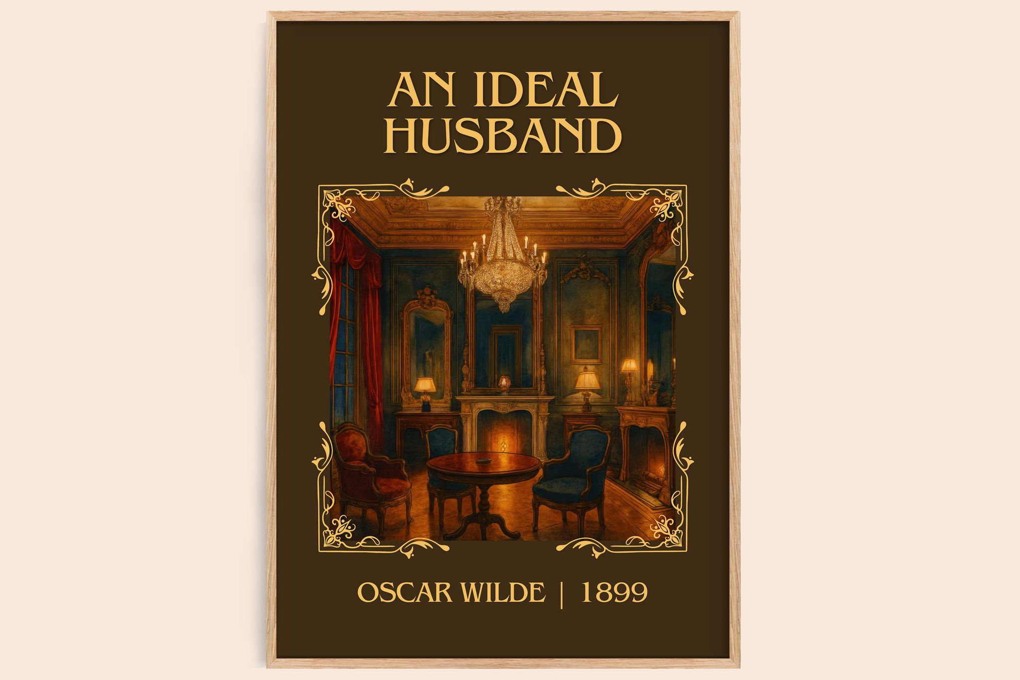 An Ideal Husband Classic Book Art Print by Oscar Wilde