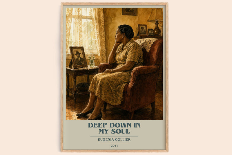 Deep Down In My Soul book cover book poster by Eugenia Collier – framed literary art print