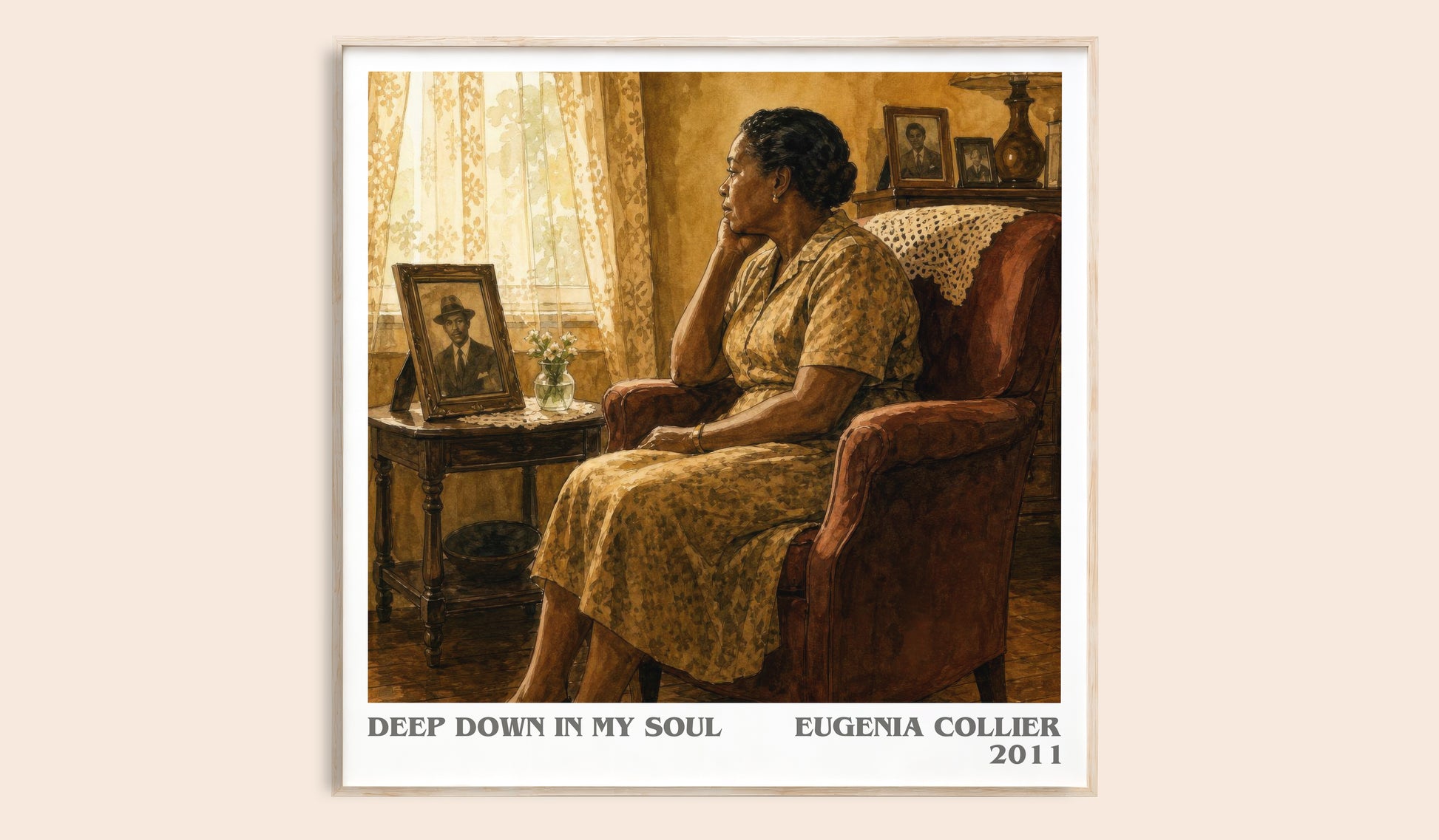 Deep Down In My Soul literary book poster by Eugenia Collier – framed literary art print