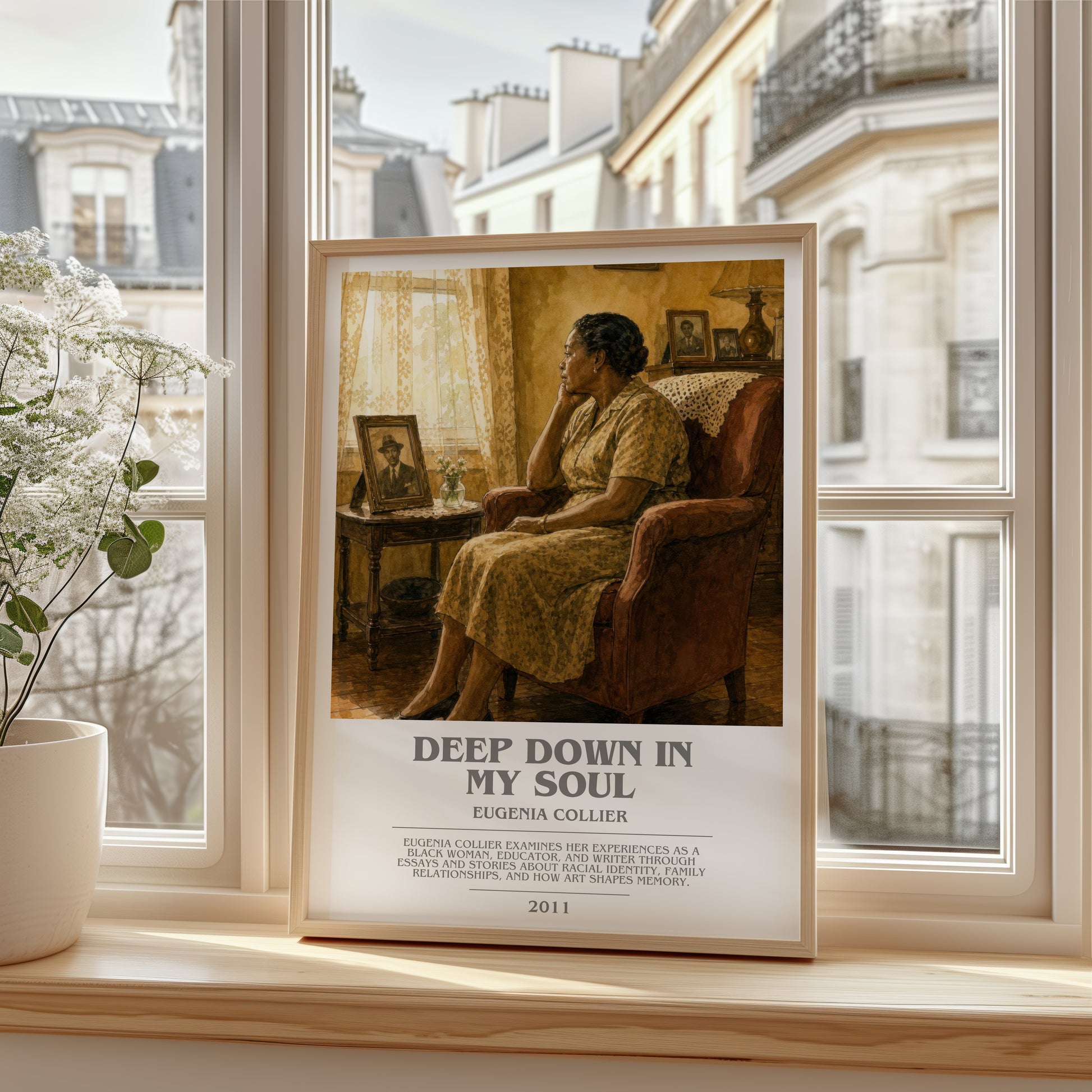 Deep Down In My Soul bookish poster colour and style options – Eugenia Collier book art