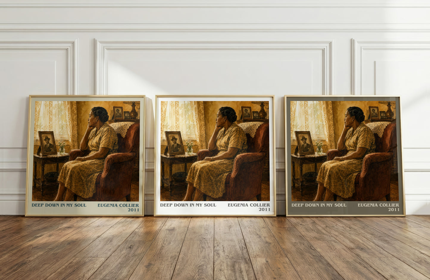 Deep Down In My Soul literary art print colour and style options – Eugenia Collier book art