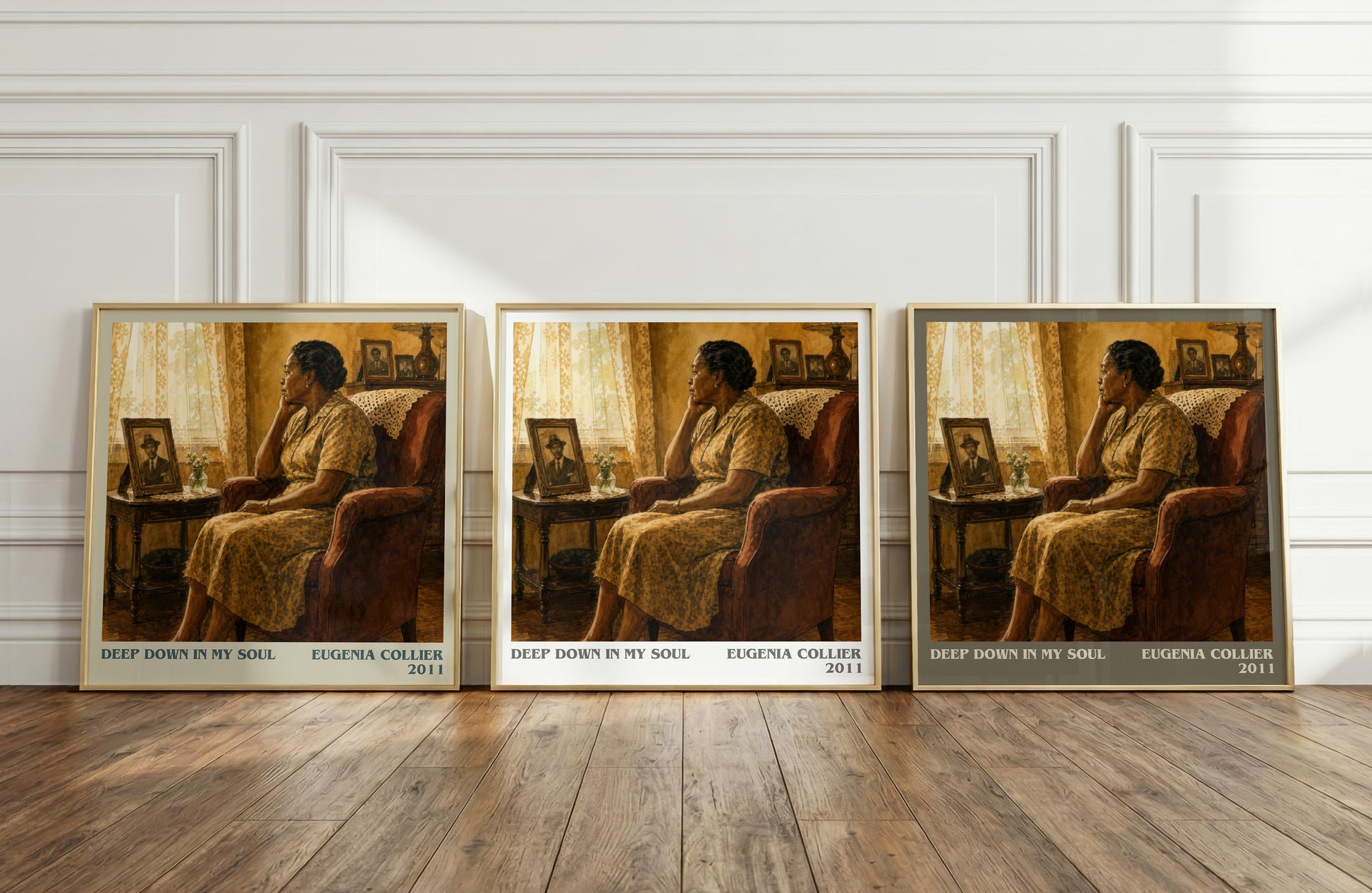 Deep Down In My Soul literary art print colour and style options – Eugenia Collier book art