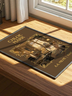 Chloe Marr Classic Book Art Print by A.A. Milne – print on a sunlit desk