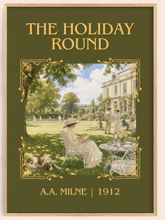 The Holiday Round Classic Book Art Print by A.A. Milne – book poster