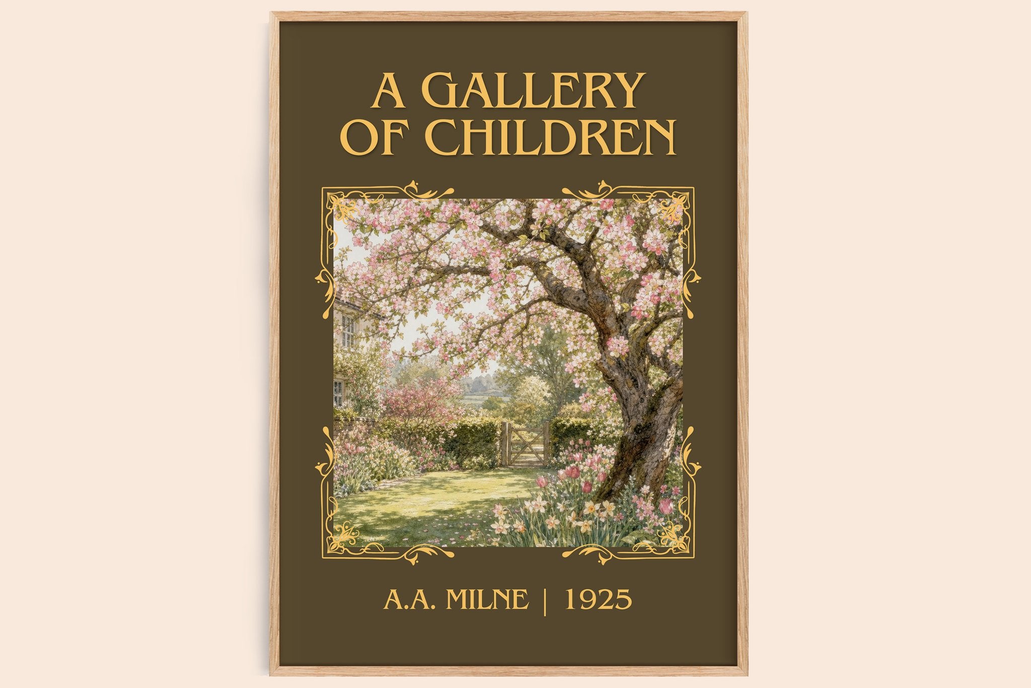 A Gallery Of Children Classic Book Art Print by A.A. Milne