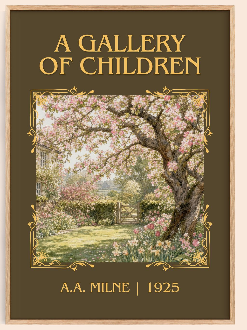 A Gallery Of Children Classic Book Art Print by A.A. Milne – book poster