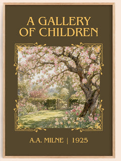 A Gallery Of Children Classic Book Art Print by A.A. Milne – book poster