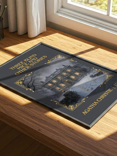 Three Blind Mice And Other Stories Classic Book Art Print – print on a sunlit desk
