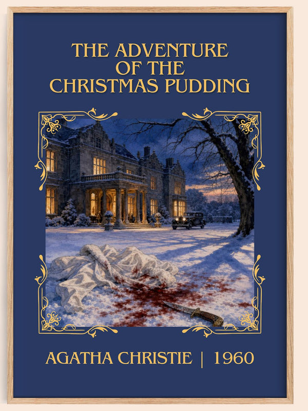 Adventure Of The Christmas Pudding Classic Book Art Print – book poster