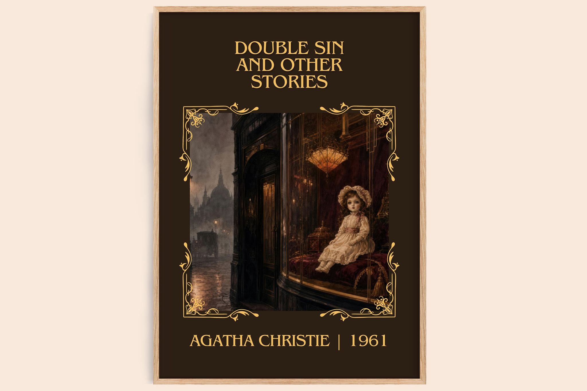 Double Sin And Other Stories Classic Book Art Print by Agatha Christie