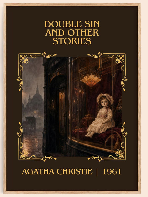 Double Sin And Other Stories Classic Book Art Print by Agatha Christie – book poster