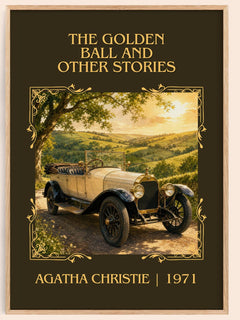 Golden Ball And Other Stories Classic Book Art Print by A. Christie – book poster