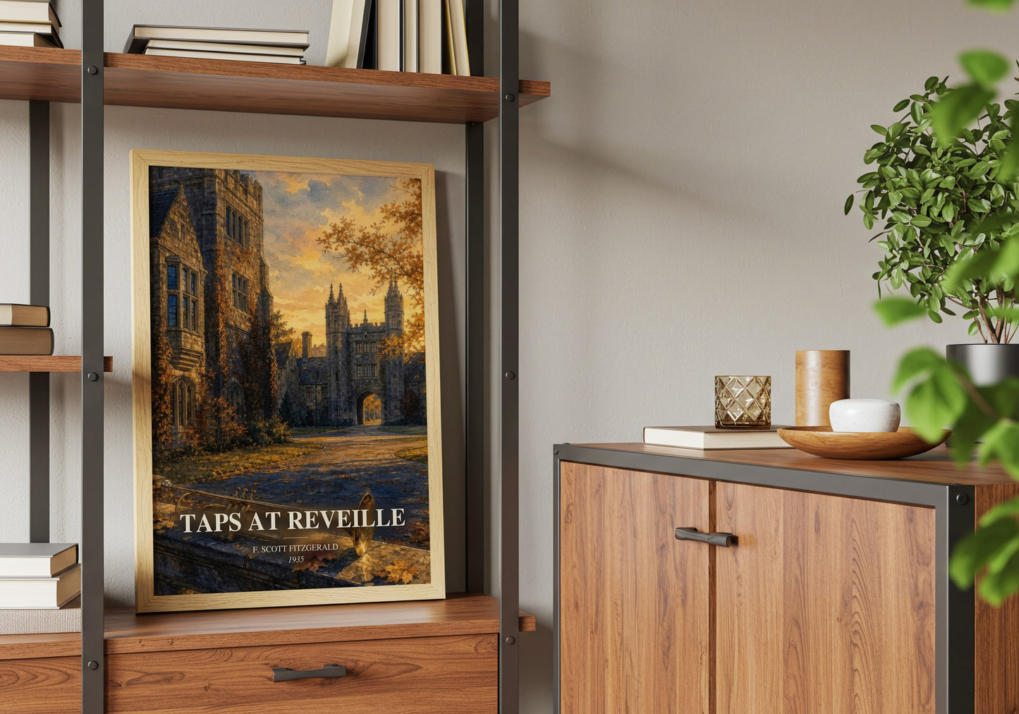 Taps At Reveille book watercolour illustration paper finish options – matte satin gloss