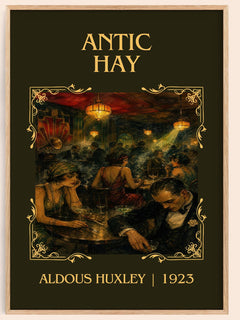 Antic Hay Classic Book Art Print by Aldous Huxley – book poster