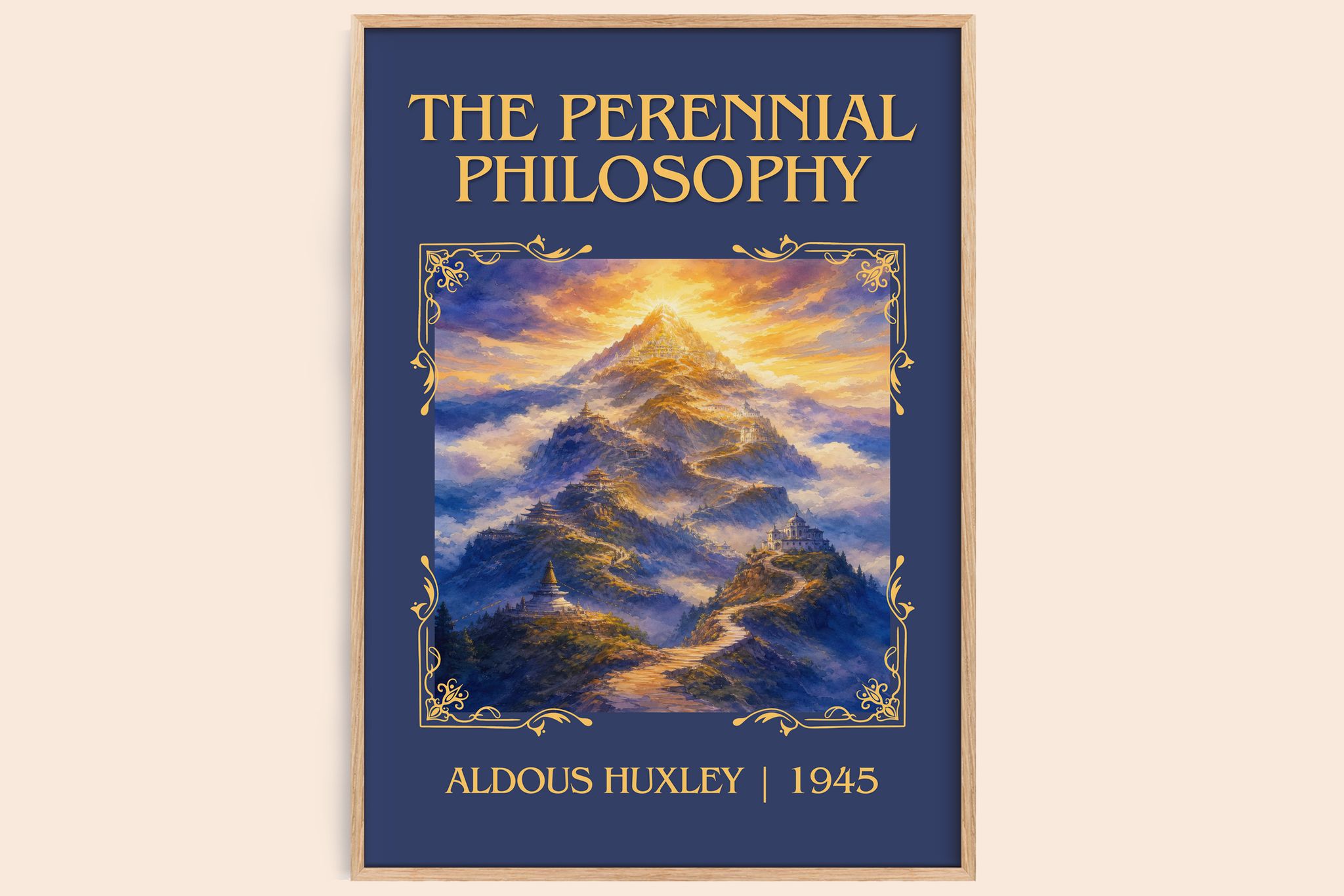 The Perennial Philosophy Classic Book Art Print by Aldous Huxley