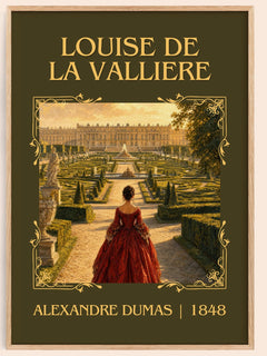 Louise De La Vallière Classic Book Art Print by Alexandre Dumas – book poster