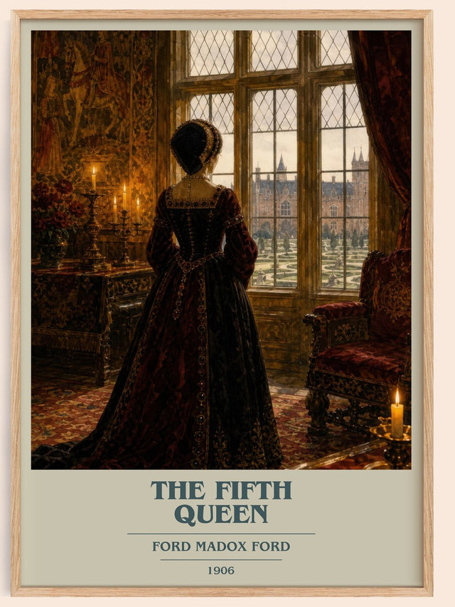 The Fifth Queen Book Cover Poster by Ford Madox Ford