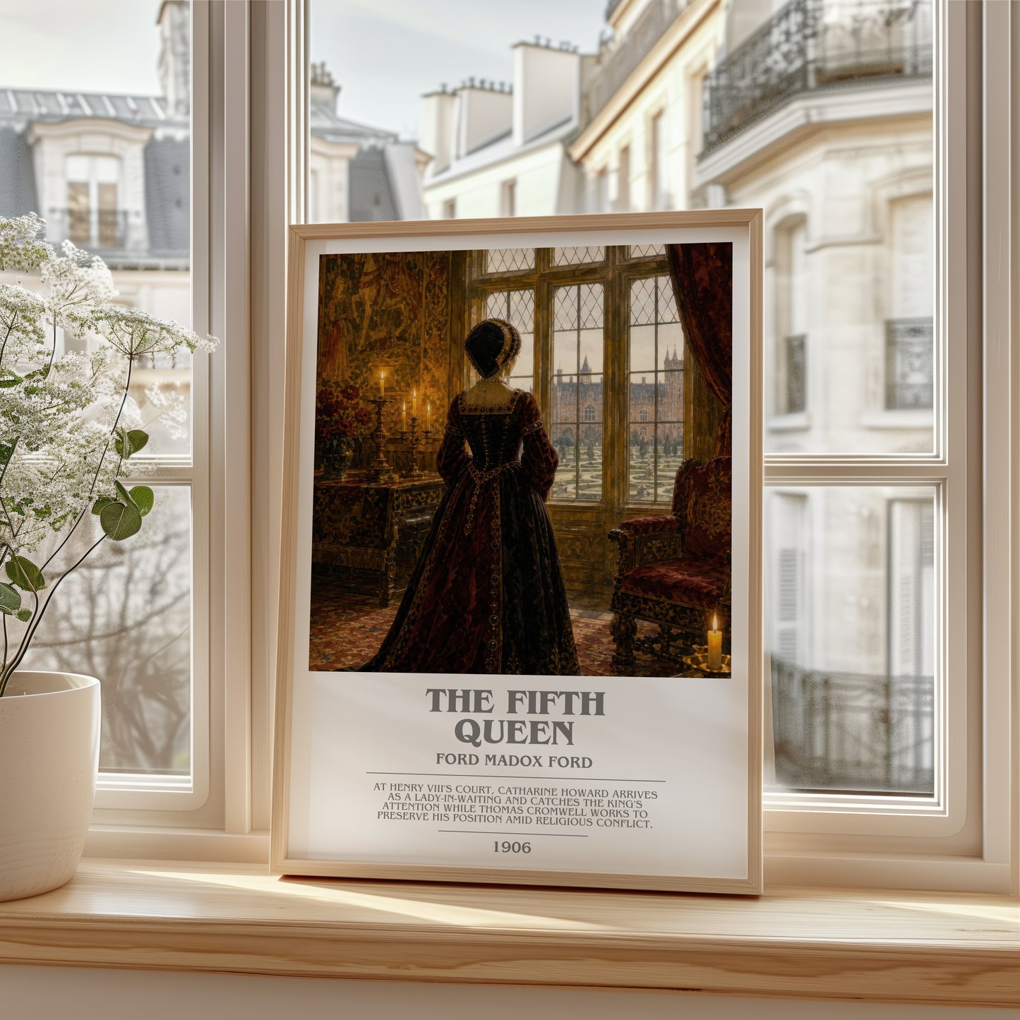 The Fifth Queen bookish poster colour and style options – Ford Madox Ford book art