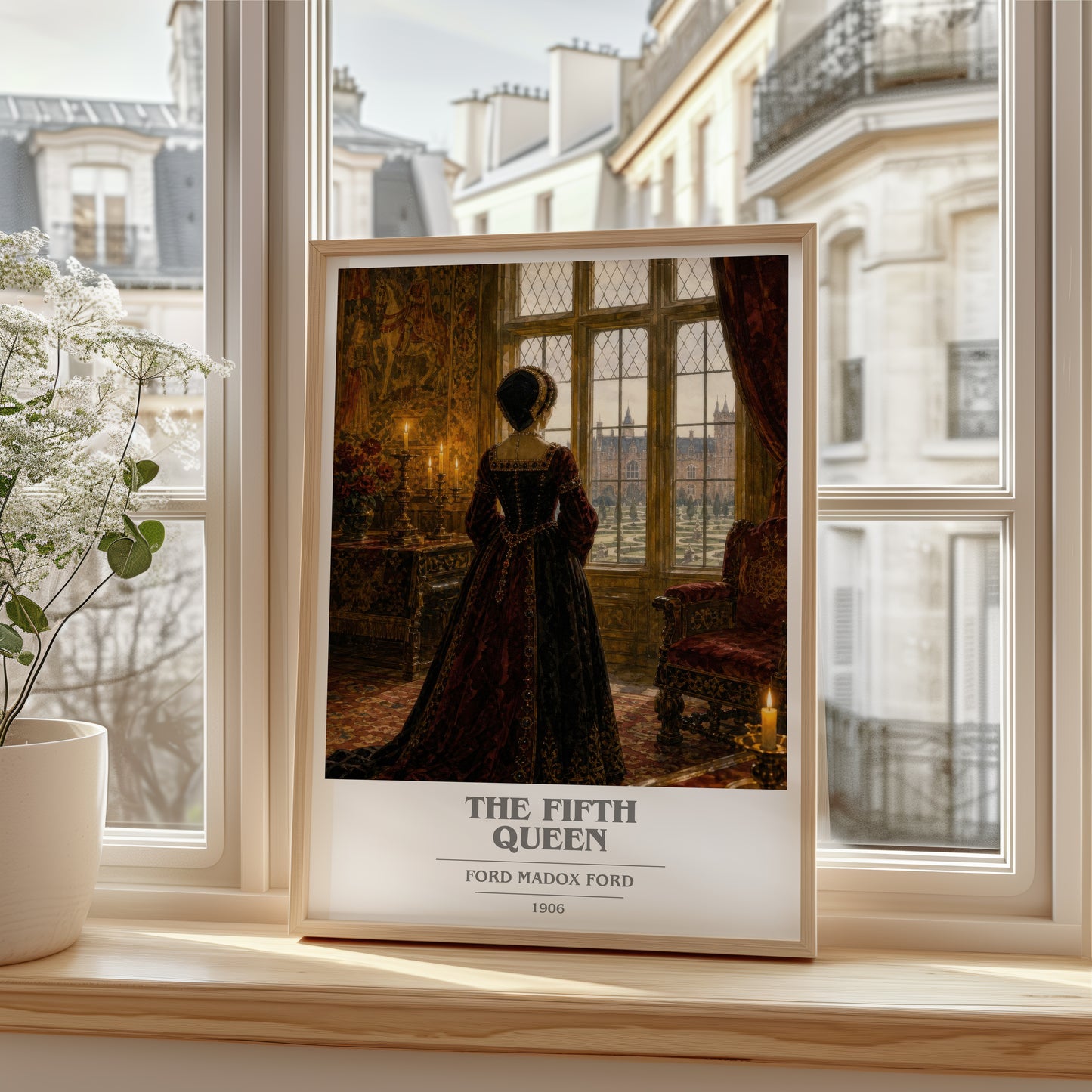 The Fifth Queen book cover poster colour and style options – Ford Madox Ford book art