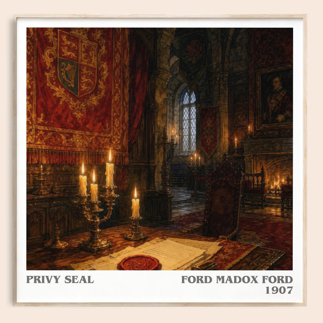 Privy Seal Literary Art Print by Ford Madox Ford