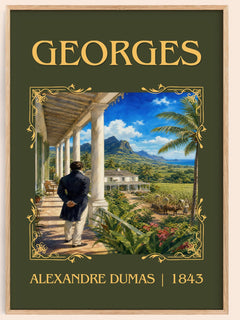 Georges Classic Book Art Print by Alexandre Dumas – book poster
