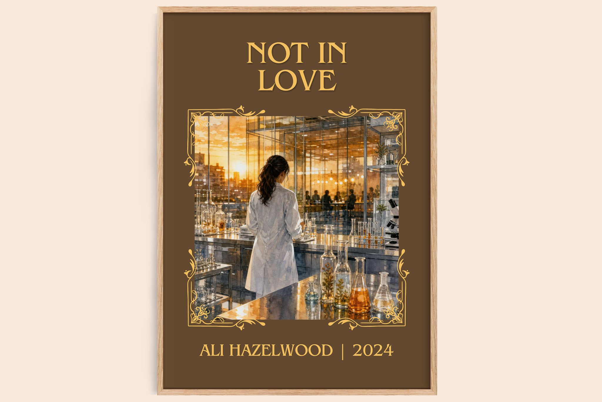 Not In Love Classic Book Art Print by Ali Hazelwood