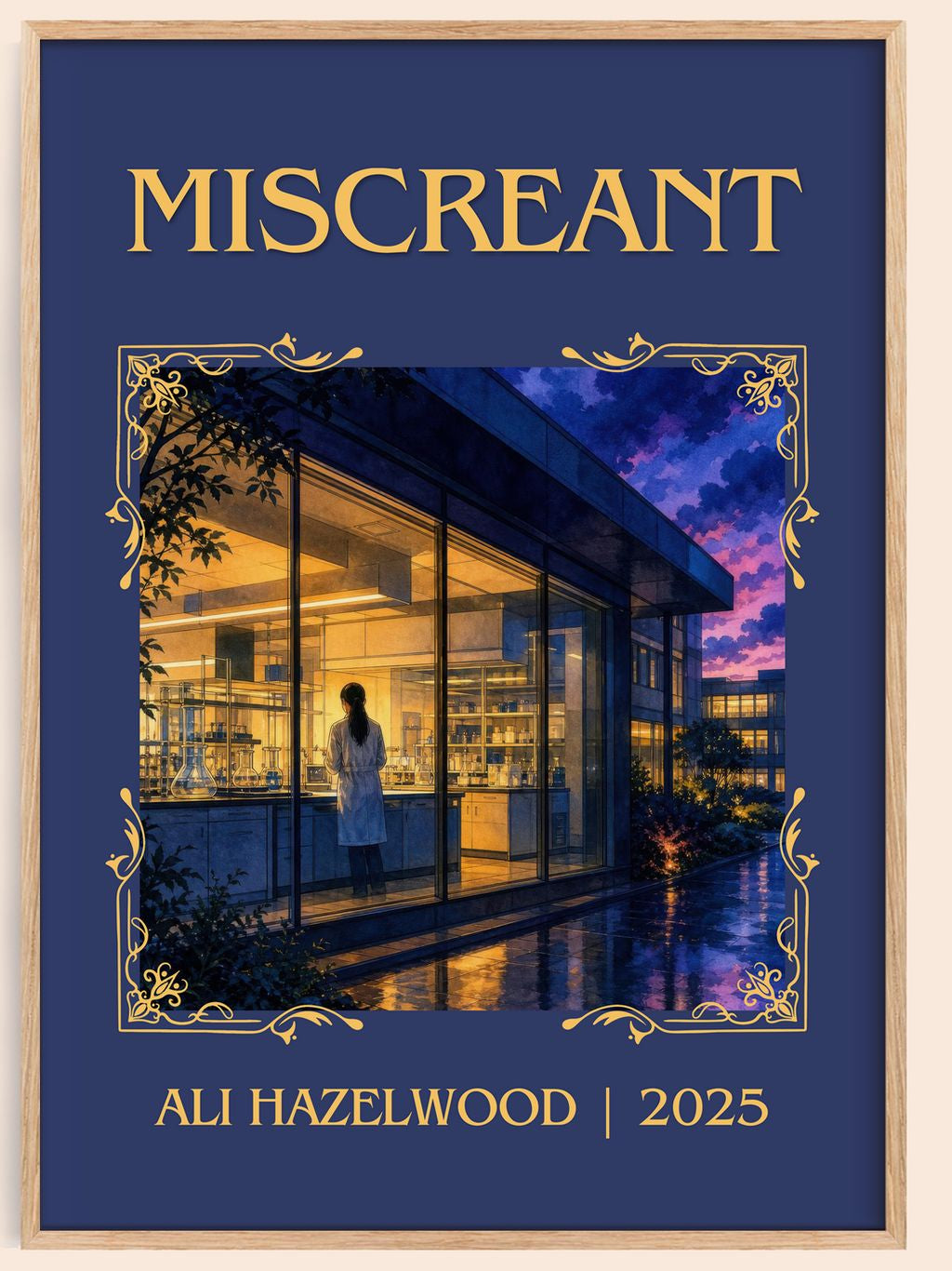 Miscreant Classic Book Art Print by Ali Hazelwood – book poster