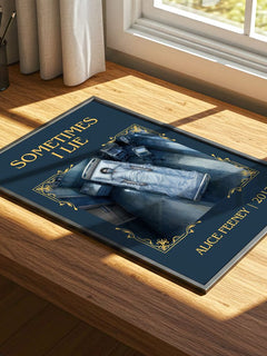 Sometimes I Lie Classic Book Art Print by Alice Feeney – print on a sunlit desk