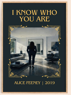 I Know Who You Are Classic Book Art Print by Alice Feeney – book poster