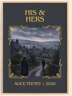 His & Hers Classic Book Art Print by Alice Feeney – book poster