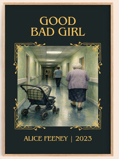 Good Bad Girl Classic Book Art Print by Alice Feeney – book poster