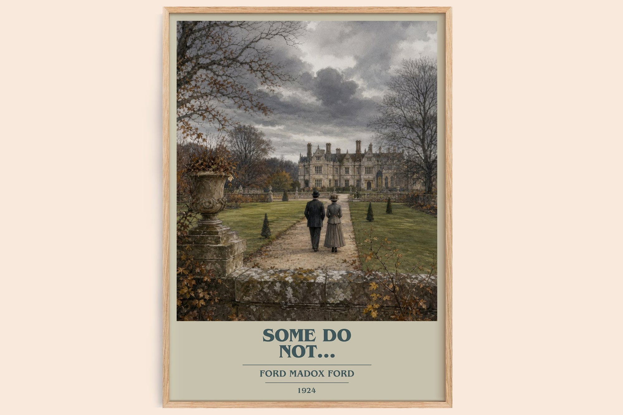 Some Do Not... book cover book poster by Ford Madox Ford – framed literary art print