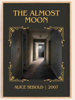 The Almost Moon Classic Book Art Print by Alice Sebold – book poster