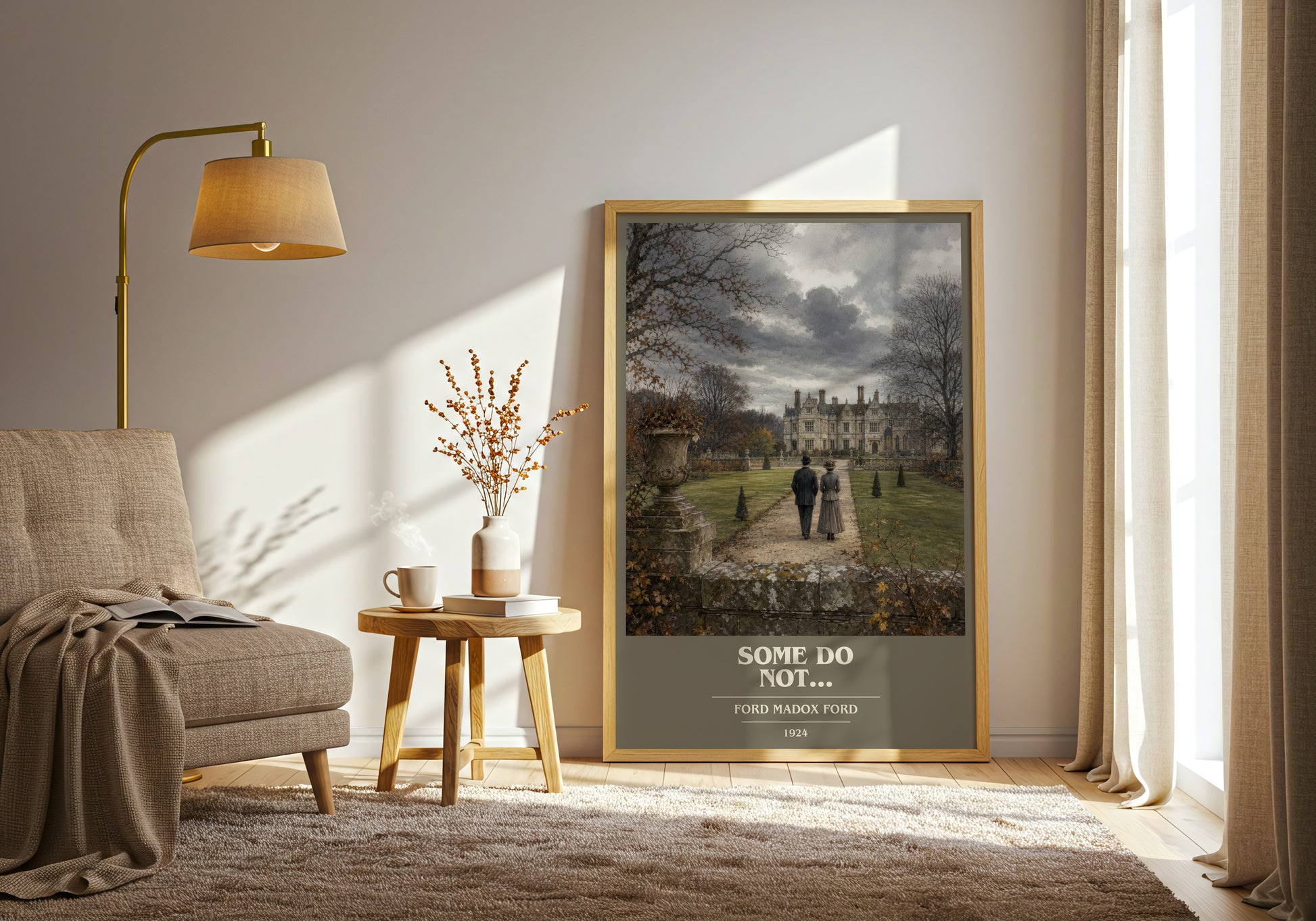 Some Do Not... book cover print on bookshelf – Ford Madox Ford fan gift