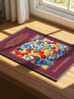 Twister Of Twists, A Tangler Of Tongues Classic Book Art Print – print on a sunlit desk