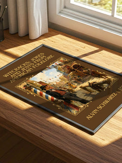 Witcracks: Jokes And Jests From American Folklore Classic Book Art – print on a sunlit desk