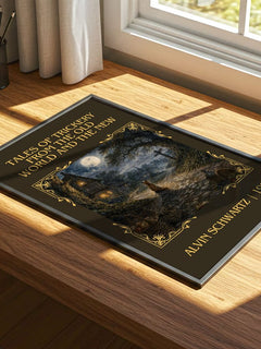 Tales Of Trickery From The Old World And The New Classic Book Art – print on a sunlit desk