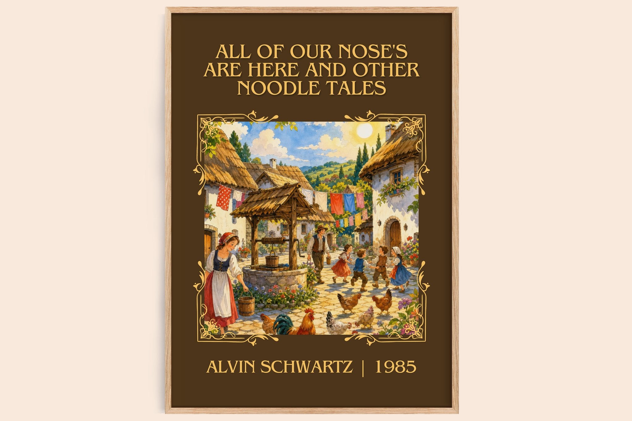 All Of Our Nose's Are Here And Other Noodle Tales Classic Book Art Print by Alvin Schwartz
