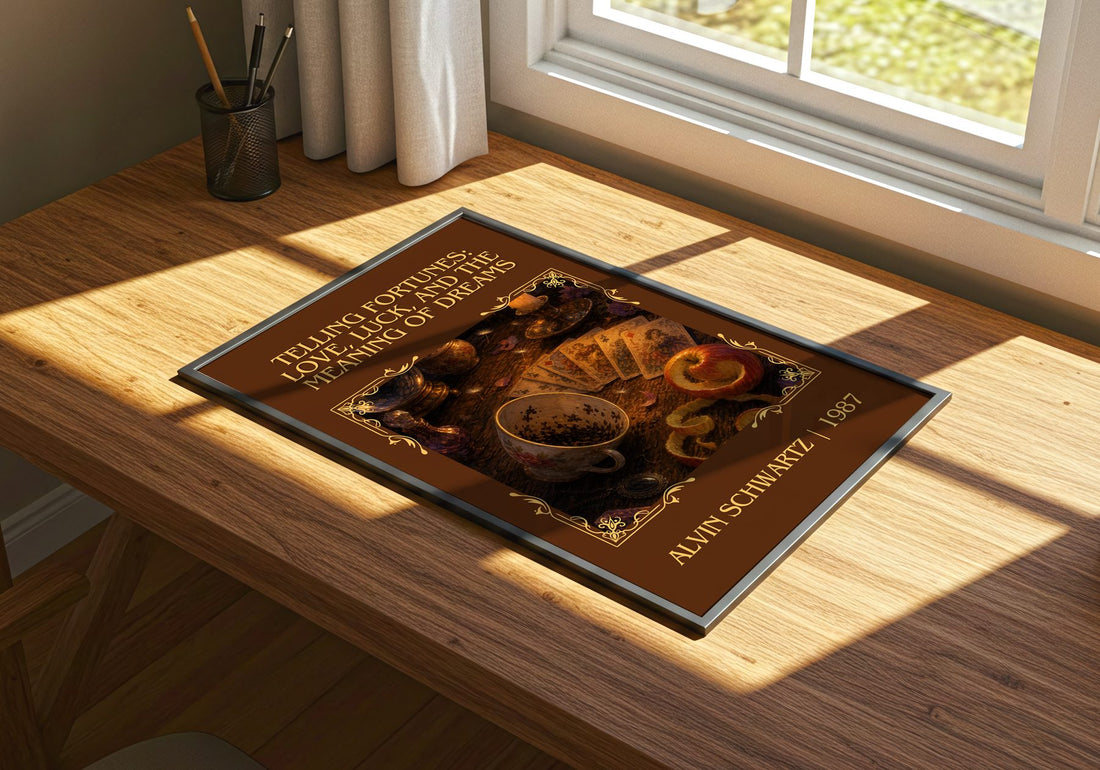 Telling Fortunes: Love, Luck, And The Meaning Of Dreams Classic Book – print on a sunlit desk