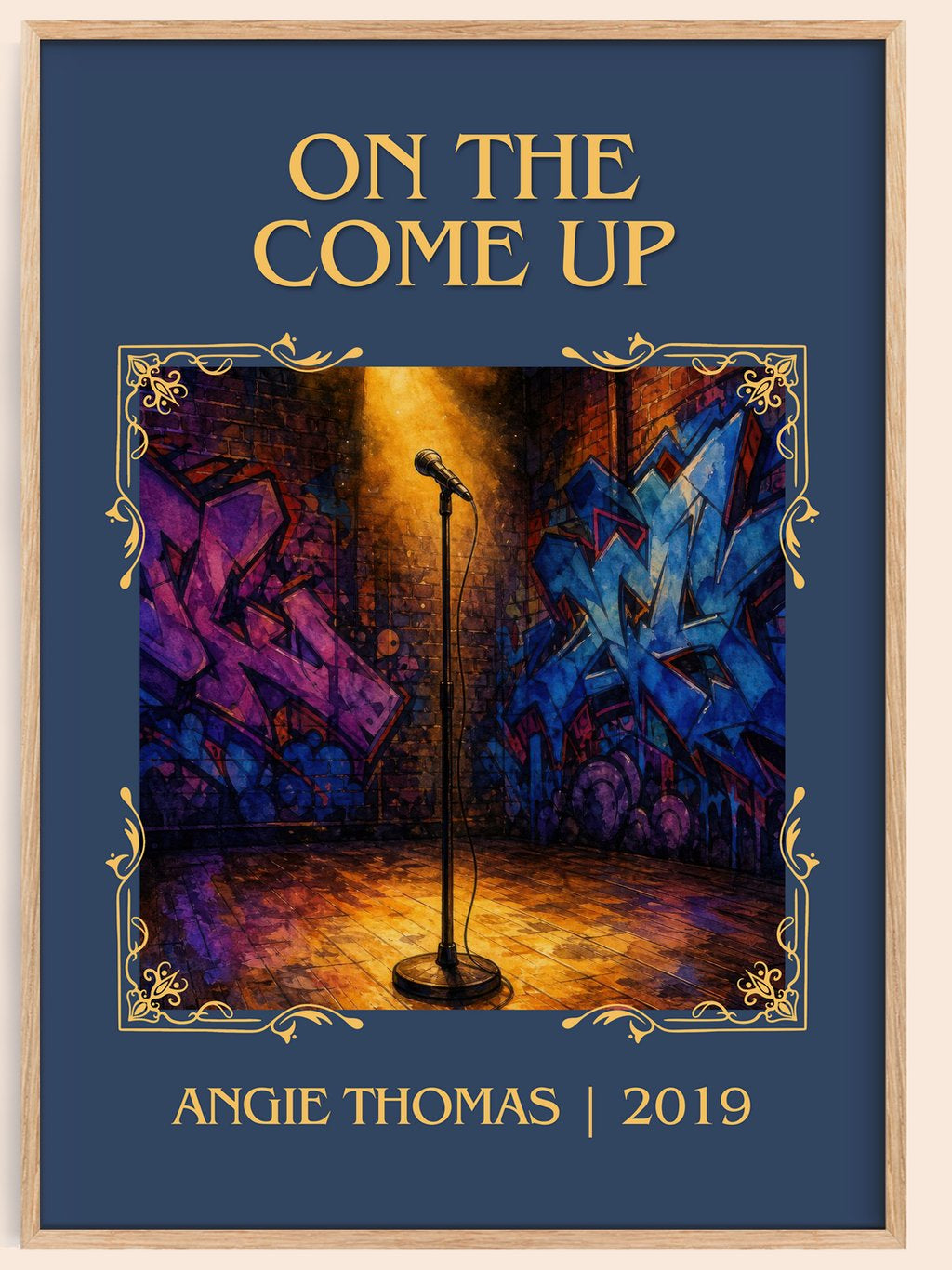 On The Come Up Classic Book Art Print by Angie Thomas – book poster