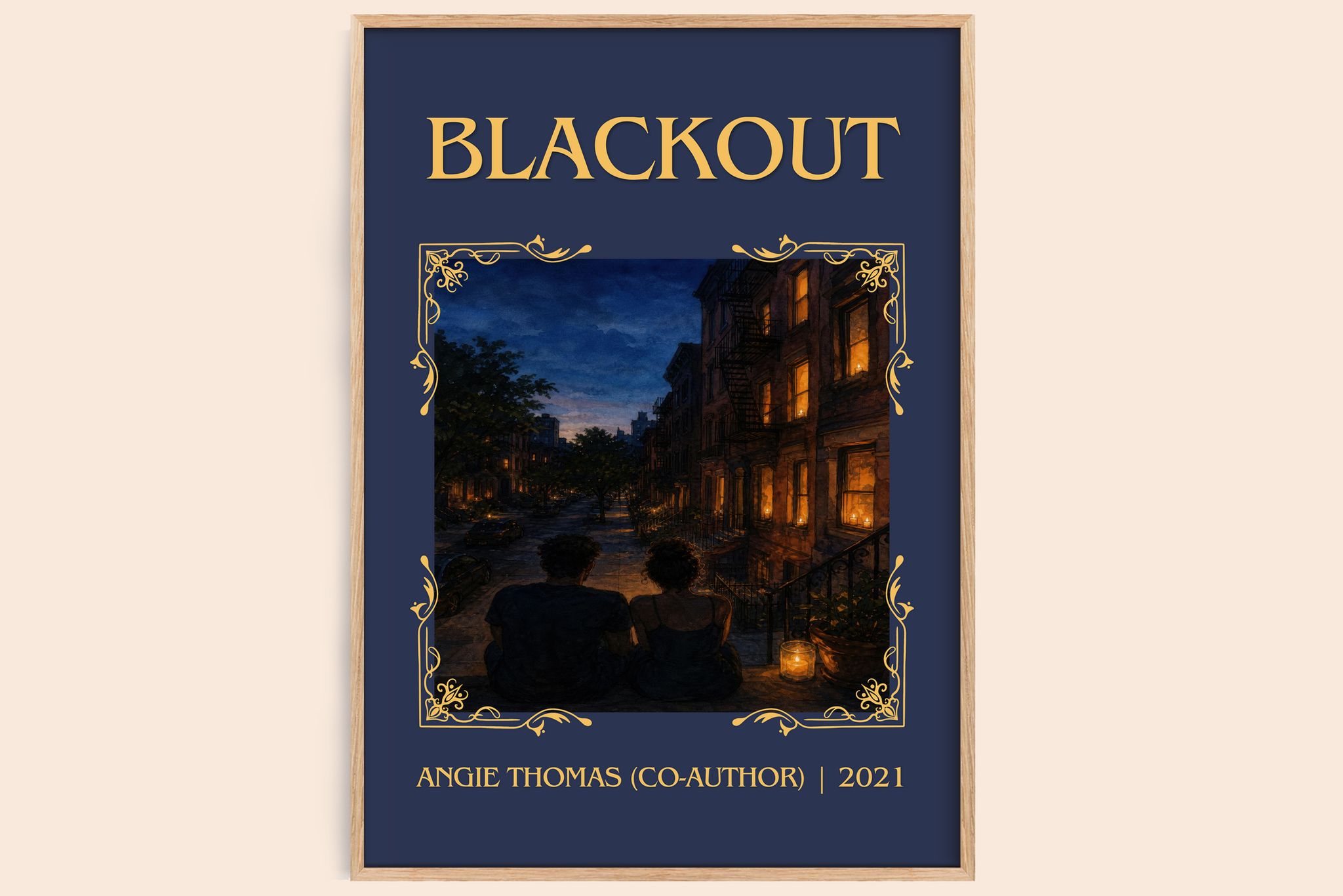 Blackout Classic Book Art Print by Angie Thomas (Co-Author)