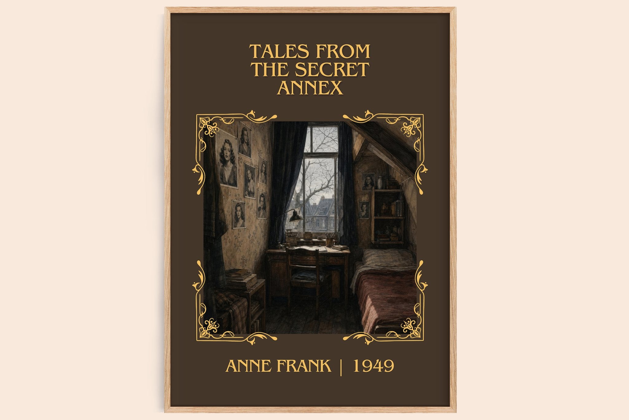 Tales From The Secret Annex Classic Book Art Print by Anne Frank