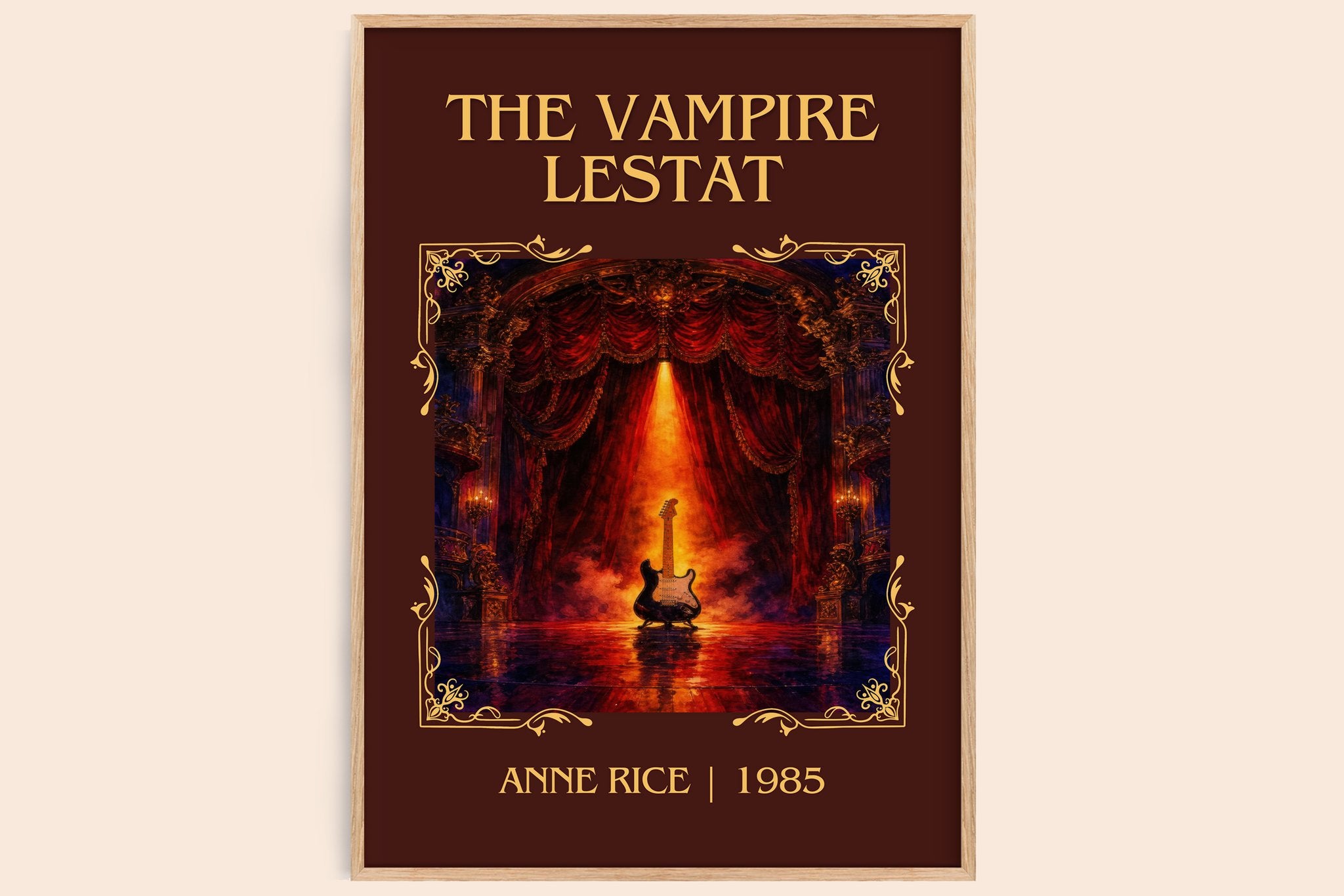 The Vampire Lestat Classic Book Art Print by Anne Rice