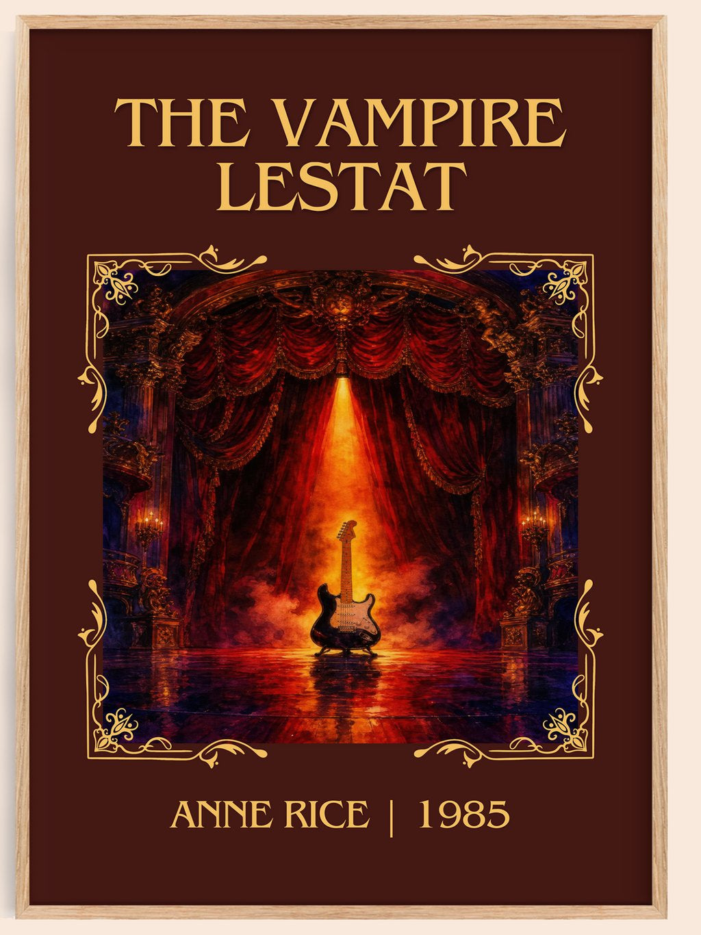 The Vampire Lestat Classic Book Art Print by Anne Rice